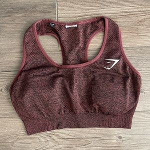 Gymshark Vital Seamless Sports Bra - Brown Marl